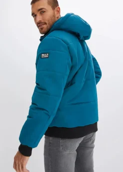Herren bonprix Jacken & Mäntel|Große Größen|Winter-Steppjacke in Blousonform mit Kapuze