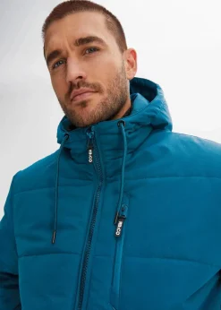 Herren bonprix Jacken & Mäntel|Große Größen|Winter-Steppjacke in Blousonform mit Kapuze