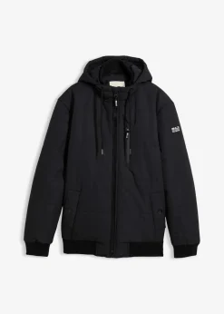 Herren bonprix Große Größen|Jacken & Mäntel|Winter-Steppjacke in Blousonform mit Kapuze