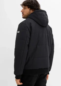 Herren bonprix Große Größen|Jacken & Mäntel|Winter-Steppjacke in Blousonform mit Kapuze