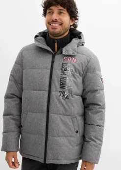 Herren bonprix Große Größen|Jacken & Mäntel|Winter-Steppjacke mit Kapuze