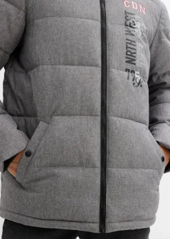 Herren bonprix Große Größen|Jacken & Mäntel|Winter-Steppjacke mit Kapuze