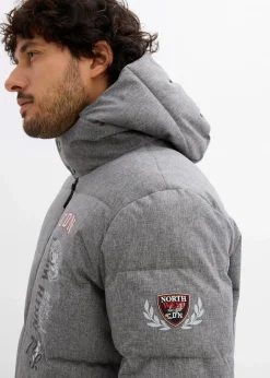 Herren bonprix Große Größen|Jacken & Mäntel|Winter-Steppjacke mit Kapuze