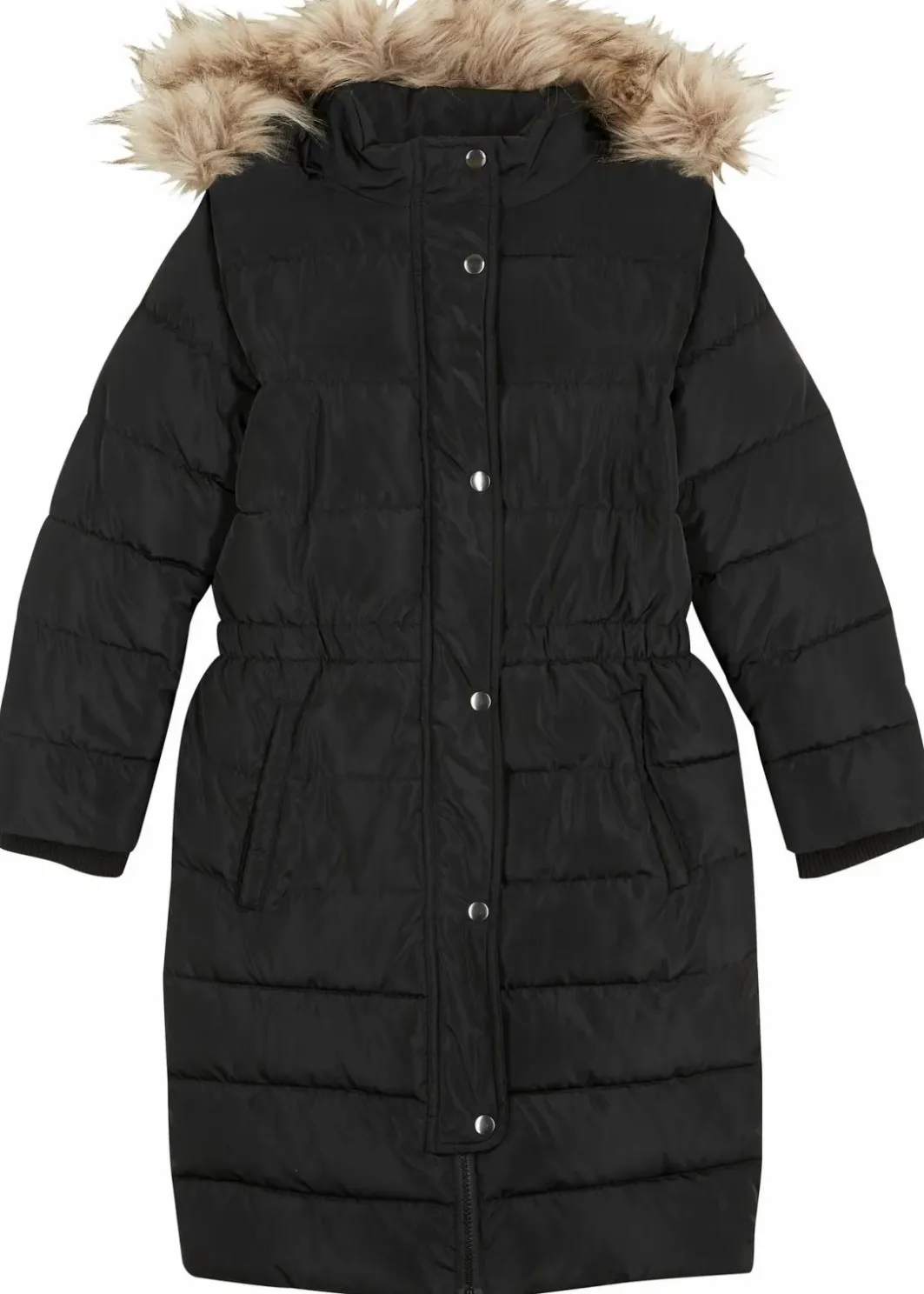 Kinder bonprix Mädchen 9-16 Jahre·Jacken & Outdoor|Winter-Steppmantel mit abnehmbarer Kapuze