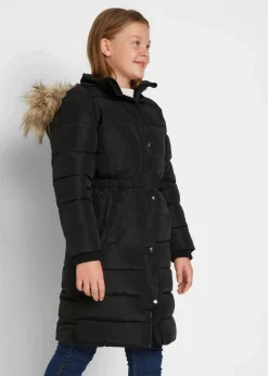 Kinder bonprix Mädchen 9-16 Jahre·Jacken & Outdoor|Winter-Steppmantel mit abnehmbarer Kapuze