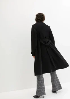Hot Winter-Trenchcoat in Wolloptik Damen Bekleidung·Hosen|Jacken & Mäntel