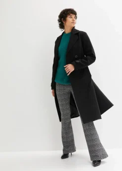 Hot Winter-Trenchcoat in Wolloptik Damen Bekleidung·Hosen|Jacken & Mäntel