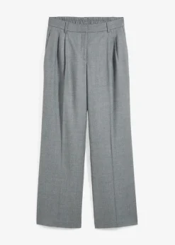 Outlet Wollhose mit Bundfalten Damen Bekleidung·Kleider