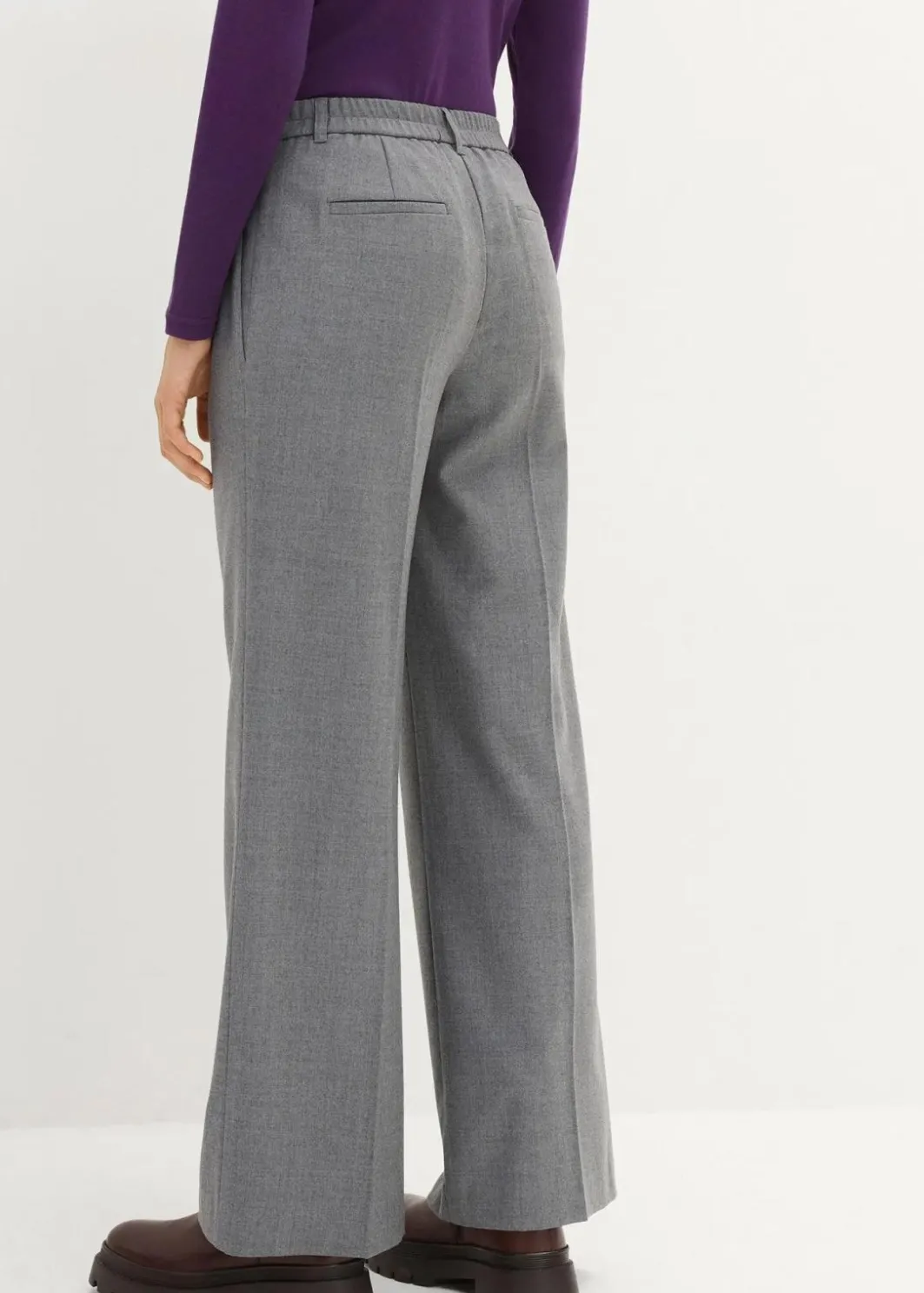 Outlet Wollhose mit Bundfalten Damen Bekleidung·Kleider