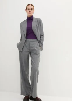Outlet Wollhose mit Bundfalten Damen Bekleidung·Kleider