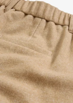 Damen bonprix Bekleidung·Kleider|Hosen|Wollhose mit Fischgratmuster