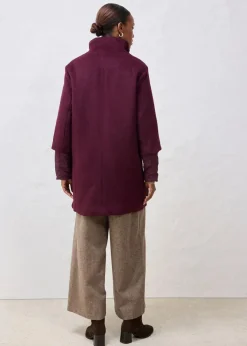 Damen bonprix Bekleidung·Hosen|Jacken & Mäntel|Wollmantel mit Daunen-Innenjacke (2tlg. Set)