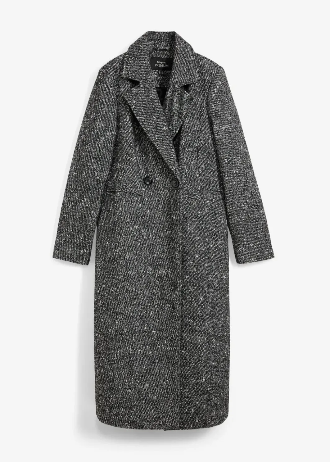Damen bonprix Bekleidung·Hosen|Jacken & Mäntel|Wollmantel mit Struktur