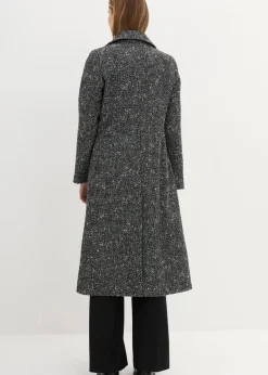 Damen bonprix Bekleidung·Hosen|Jacken & Mäntel|Wollmantel mit Struktur