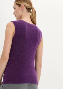 Damen bonprix Bekleidung·Jeans|Premium|Wollpullunder mit Alpaka
