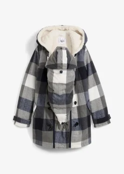 Outlet Woll-Umstandsjacke mit Teddyfutter / Tragejacke Damen Bekleidung·Blazer|Umstandsmode