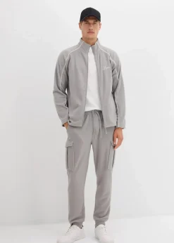 Herren bonprix Große Größen|Outdoorbekleidung|wärmende Cargohose in Fleece-Qualität, Regular Fit