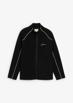 Discount Wärmende Fleecejacke mit sportiven Details Herren Sweat|Jacken & Mäntel