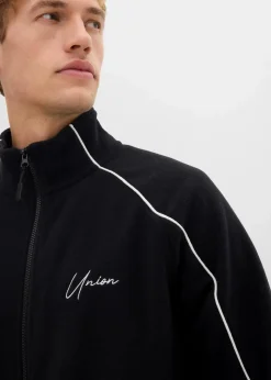 Discount Wärmende Fleecejacke mit sportiven Details Herren Sweat|Jacken & Mäntel