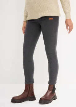 Damen bonprix Bekleidung·Blazer|Umstandsmode|Wärmende Umstands-Leggings mit Teddyfutter