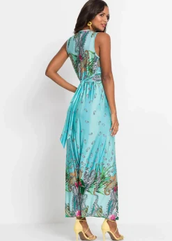 Outlet Zauberhaftes Maxikleid mit schönem Muster Damen Bekleidung·Pullover & Strickjacken