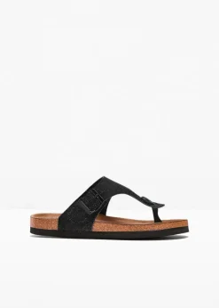 Discount Zehenstegpantoletten mit Glitzer Damen Strandmode|Sommerschuhe