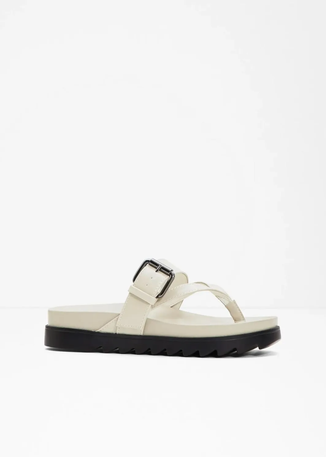 Hot Zehenstegpantoletten mit Profilsohle Damen Sommerschuhe