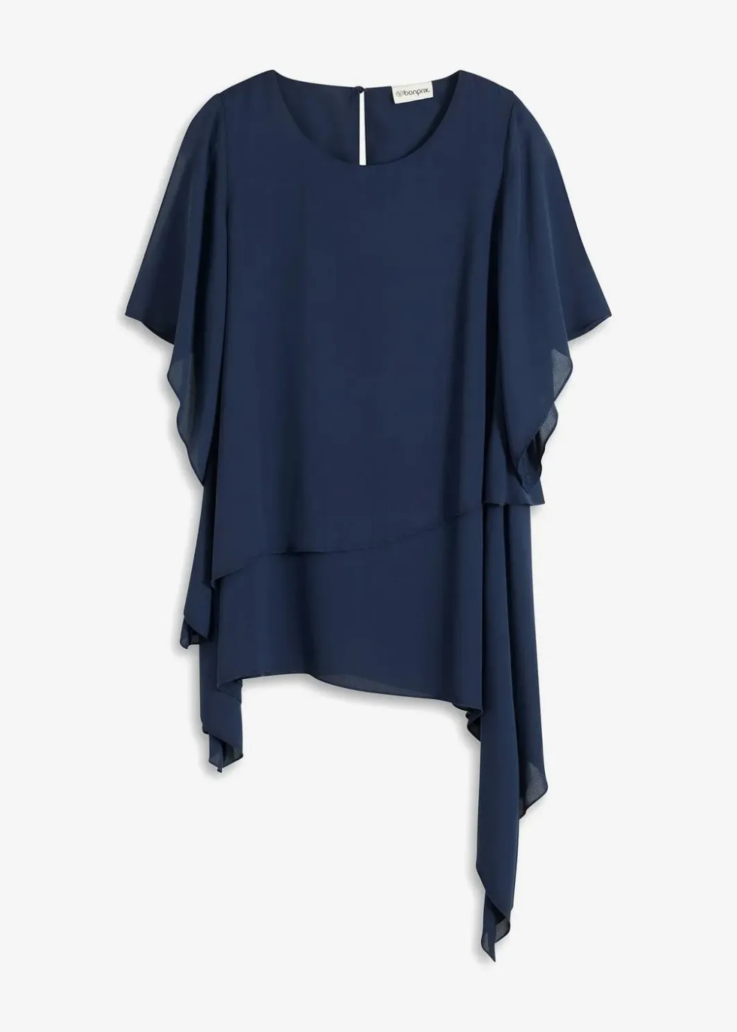 Sale Zipfelbluse im Lagen-Look Damen Festliche Mode|Blusen & Tuniken