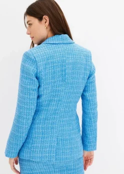 Hot zweireihiger Bouclé-Blazer Damen Bekleidung·Basics|Blazer